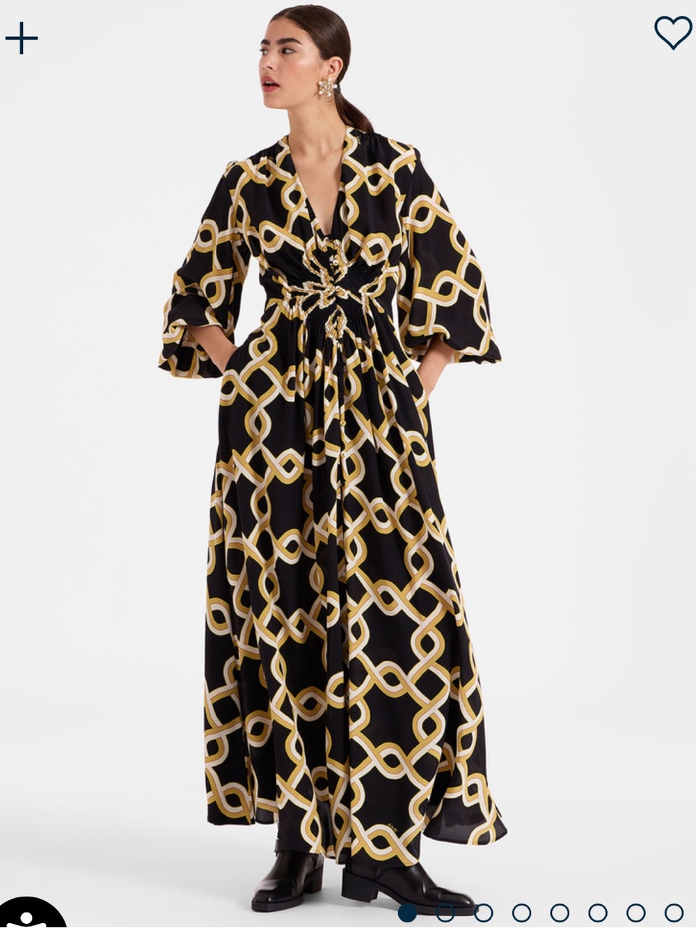 NEW La Double J Camerino Long Silk Maxi Dress